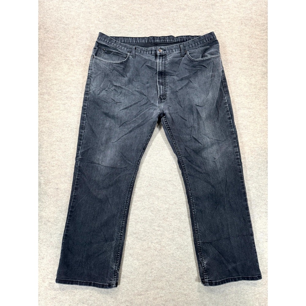 Dickies Relaxed Straight Fit Jeans Mens 44x30 Black Denim Cotton Stretch Casual
